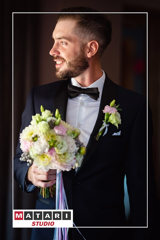Fotografia ślubna z emocjami Pary Młodej przed ceremonią